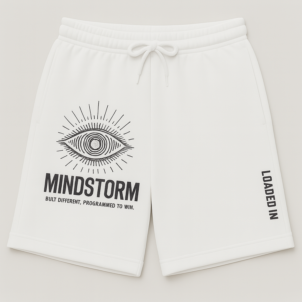 MINDSTORM® Vision Shorts – White Edition